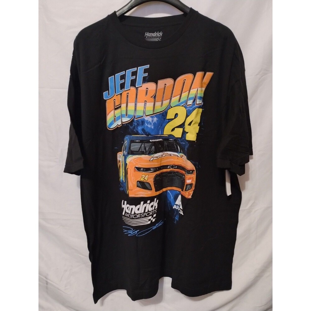 Hendrick Motorsports Jeff Gordon 24 NASCAR Black Graphic T-Shirt 3XL
